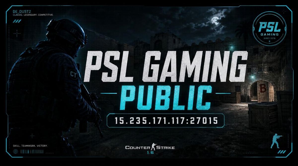 PSL Gaming Public server banner
